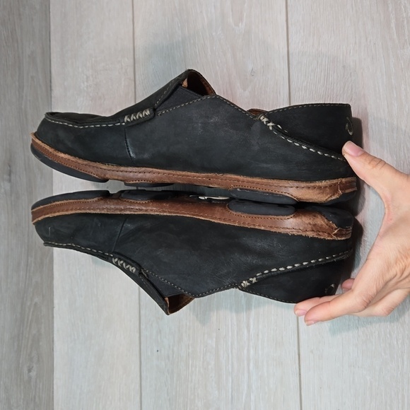 Olukai Mens Moloa Leather Loafer Slip on shoes sz 10.5 - Picture 9 of 14